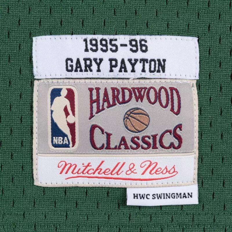 Maillot NBA Gary Payton Seattle Supersonics 1995-96 Mitchell & ness Hardwood Cla 3/3