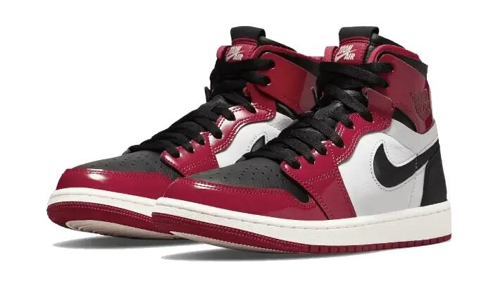 Air Jordan 1 High Zoom CMFT Patent Red (FW) 2/3