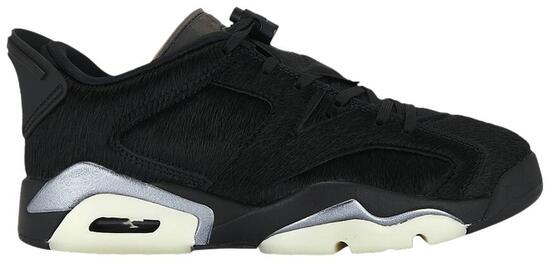 Damskie buty sportowe NIKE AIR JORDAN 6 RETRO LOW Black / Black / Black