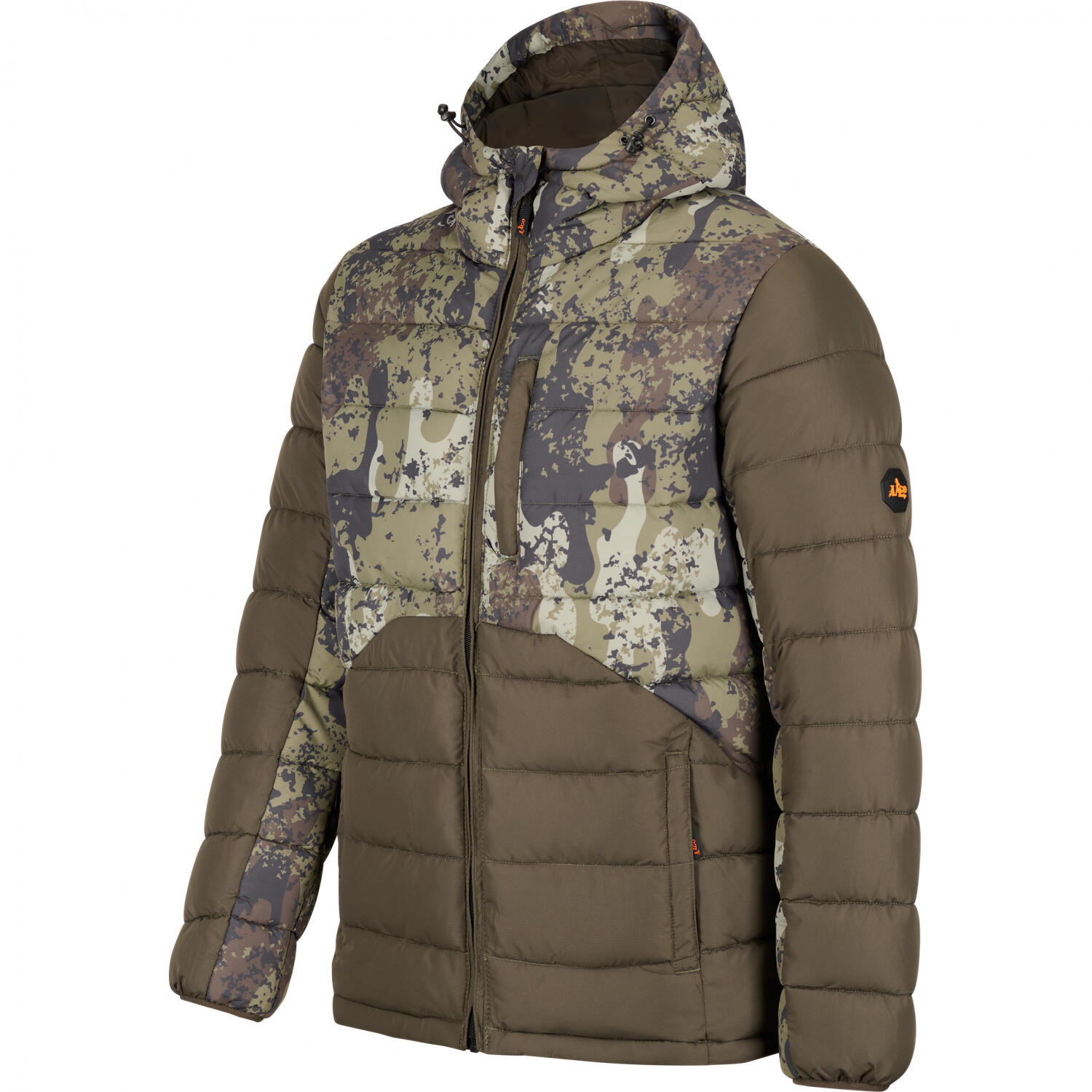 il Lago Prestige Steppjacke Audna Herren (Oliv/Camouflage) Größe XL 2/5