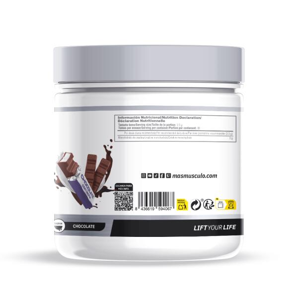 Creatine Monohydraat 200 Mesh - 300g Chocolade MASMUSCULO 3/5
