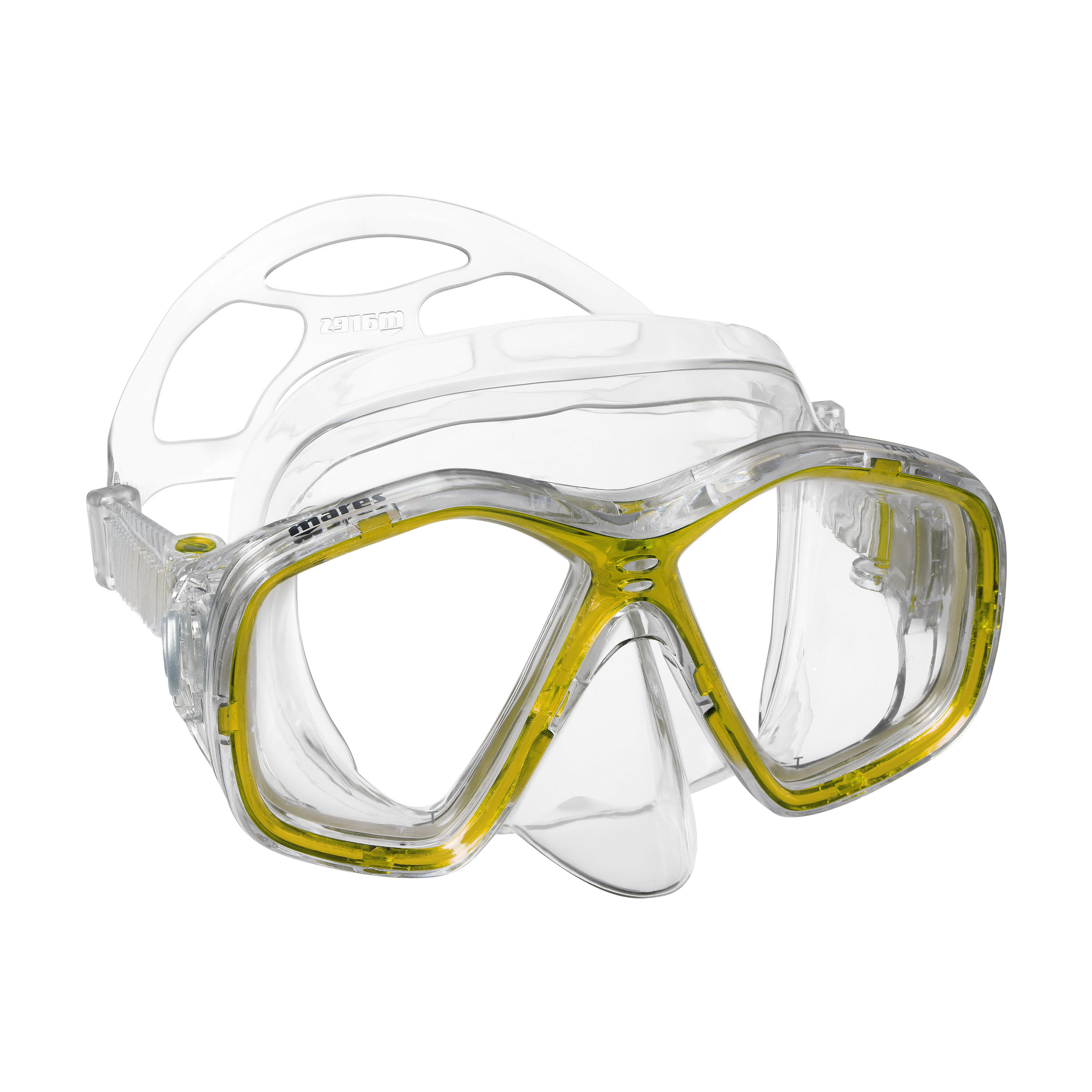 Combo Snorkeling Adulto Tapu Máscara Doble Lente Tubo Anatómico 2/4