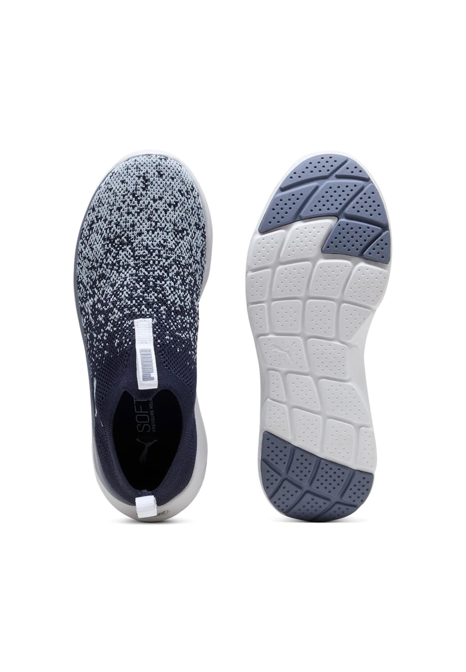 Puma Softride Premier Slip-On Strick-LaufschuheDamen 309834 18 Blau/Grau 3/5