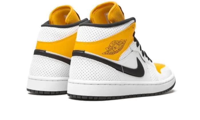 Air Jordan 1 Mid Laser Orange Damen 3/4