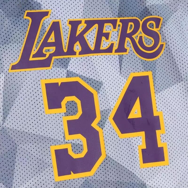 Maillot NBA Réversible Shaquille O'neal Los Angeles Lakers Mitchell & ness Viole 4/5
