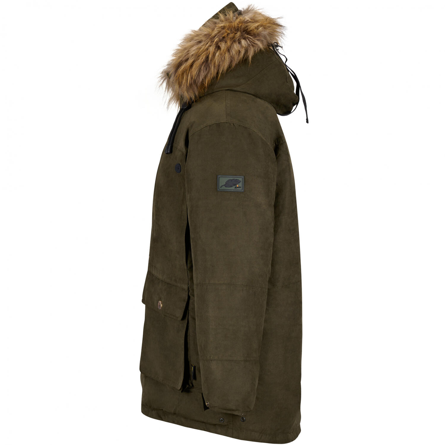 il Lago Prestige Daunen Ansitzjacke Passion Pro Herren (Oliv) Größe 2XL 3/5
