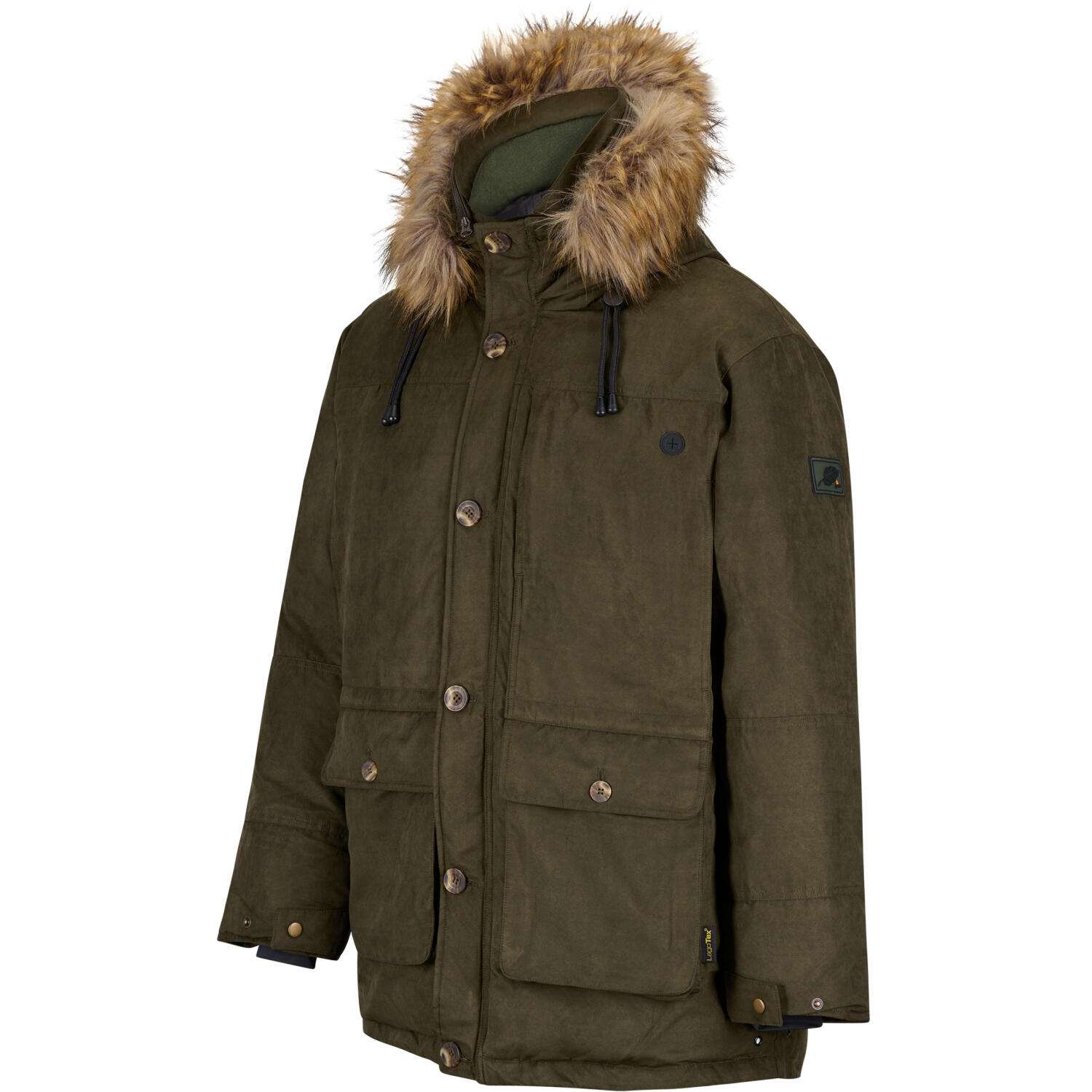 il Lago Prestige Daunen Ansitzjacke Passion Pro Herren (Oliv) Größe 2XL 2/5