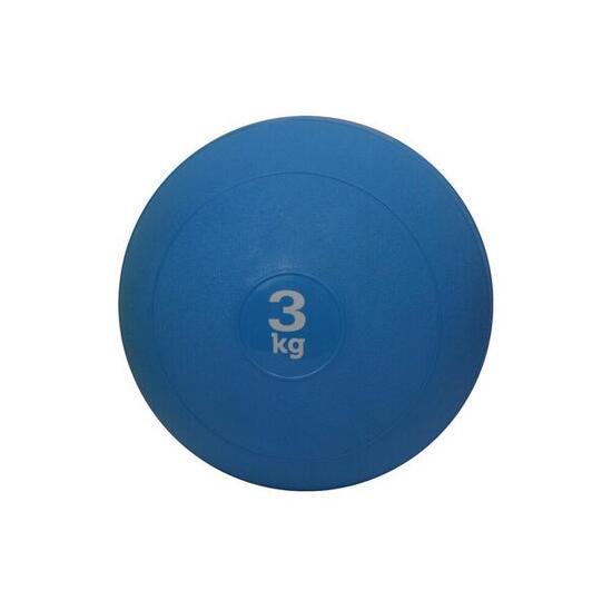 MEDECINE BALL SOUPLE GONFLABLE 3 Kg bleu Sporti