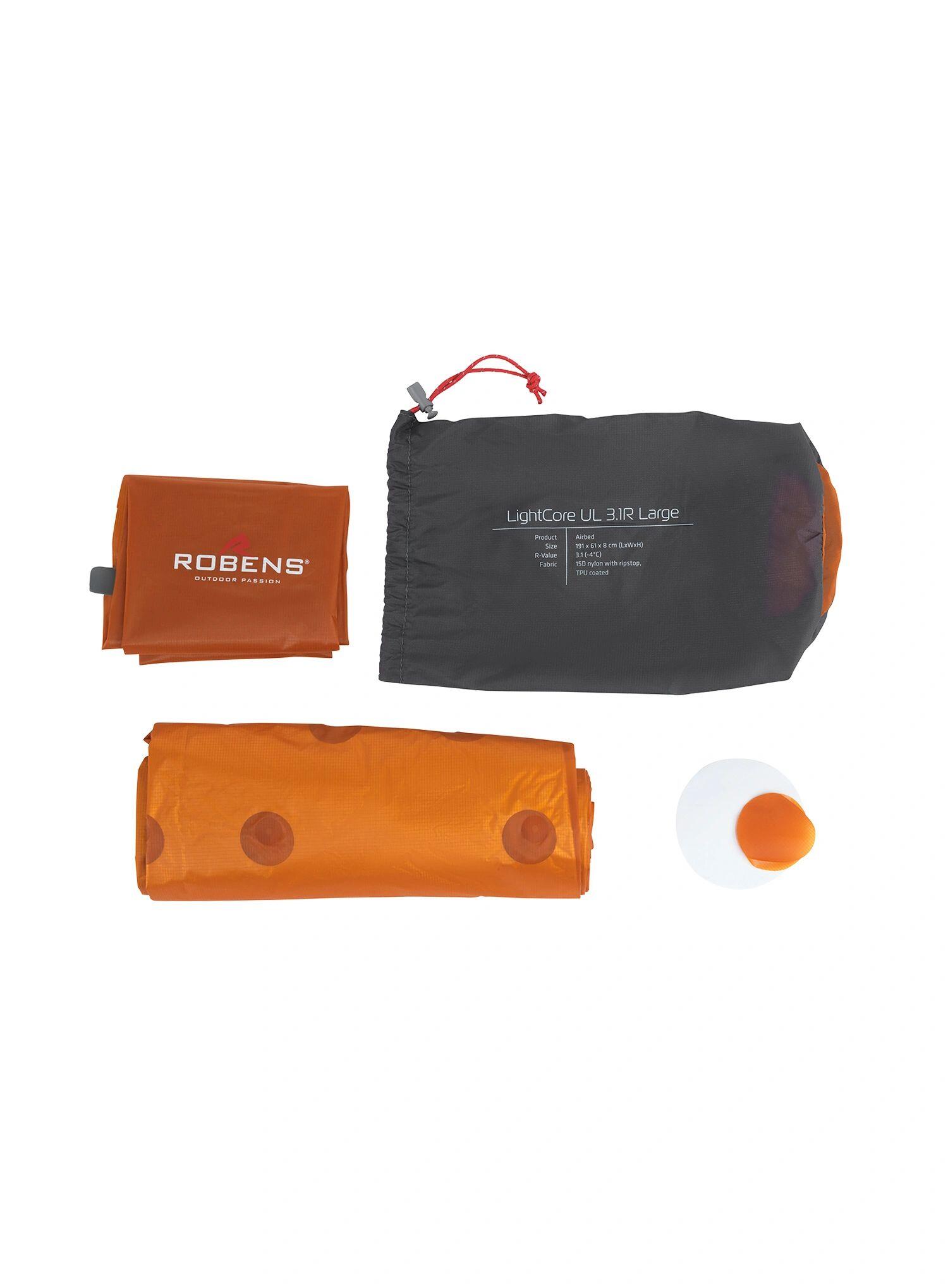 Mata turystyczna Robens LightCore UL 3.1R Large - orange 7/7