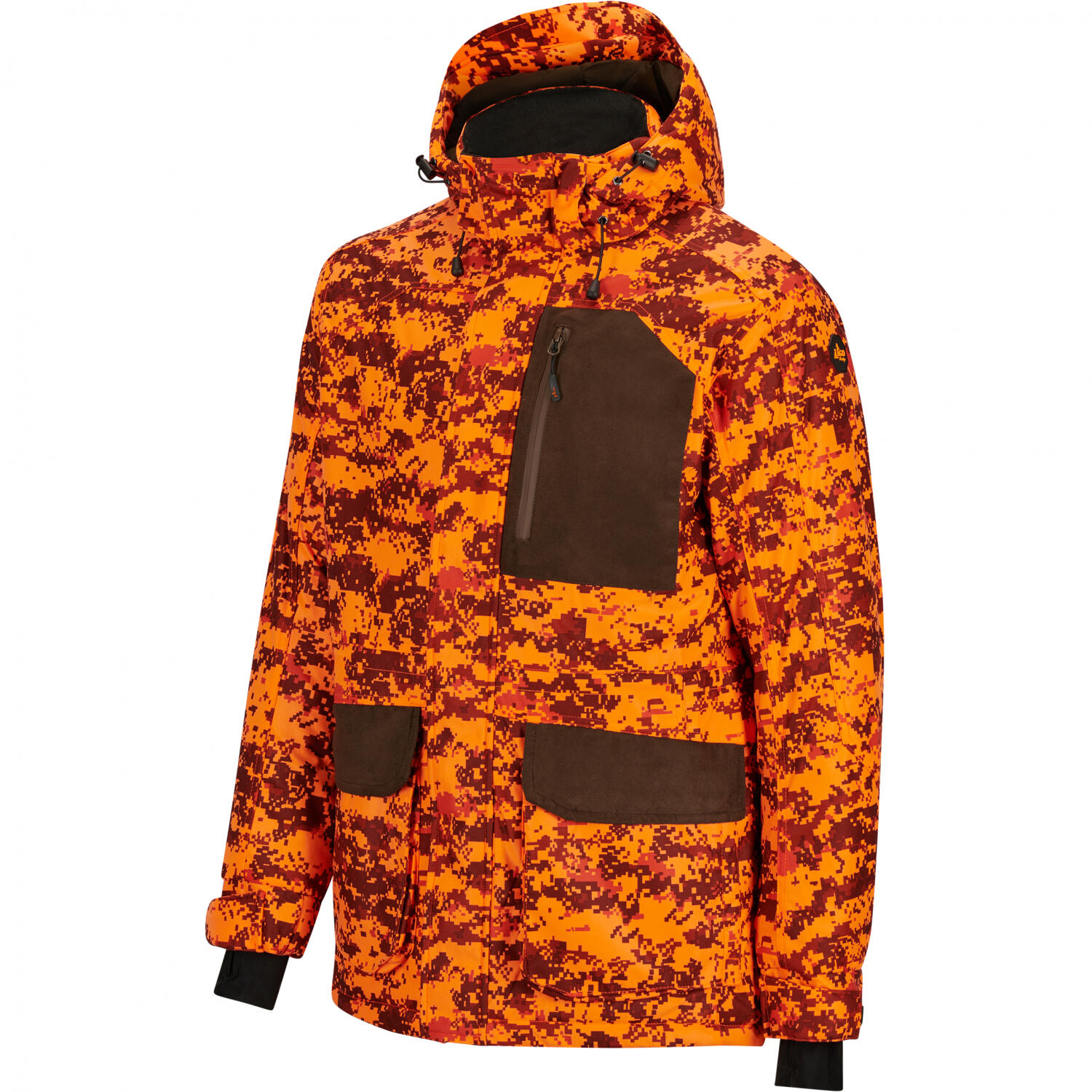 il Lago Prestige Drückjagd-Jacke Himal Herren (Orange Camouflage) Größe 3XL 2/4