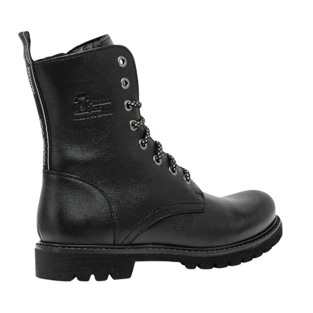 Comodo Botin Mujer Panama Jack Frisia B24c Piel Negra Y Forro Piel 3/7