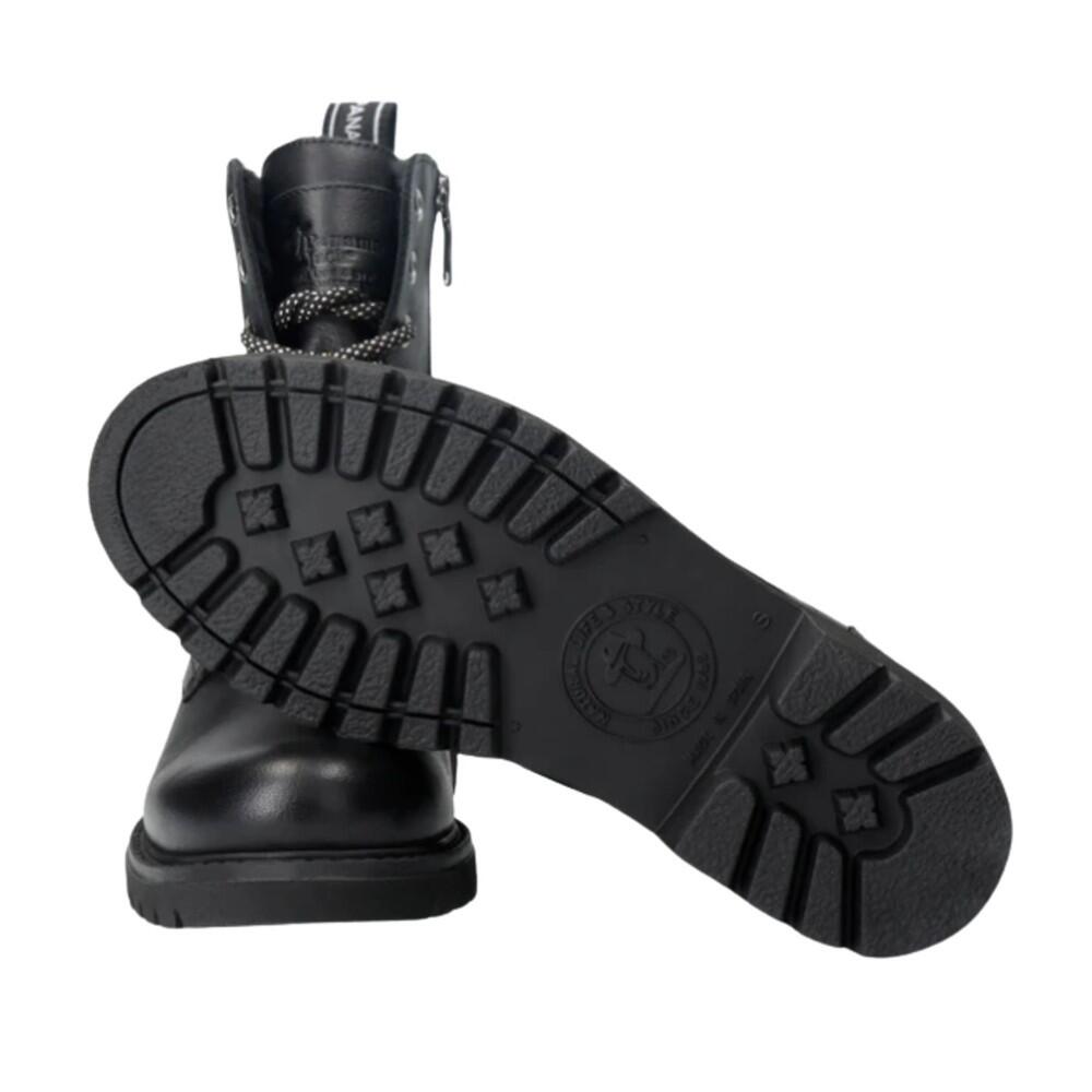 Comodo Botin Mujer Panama Jack Frisia B24c Piel Negra Y Forro Piel 2/7