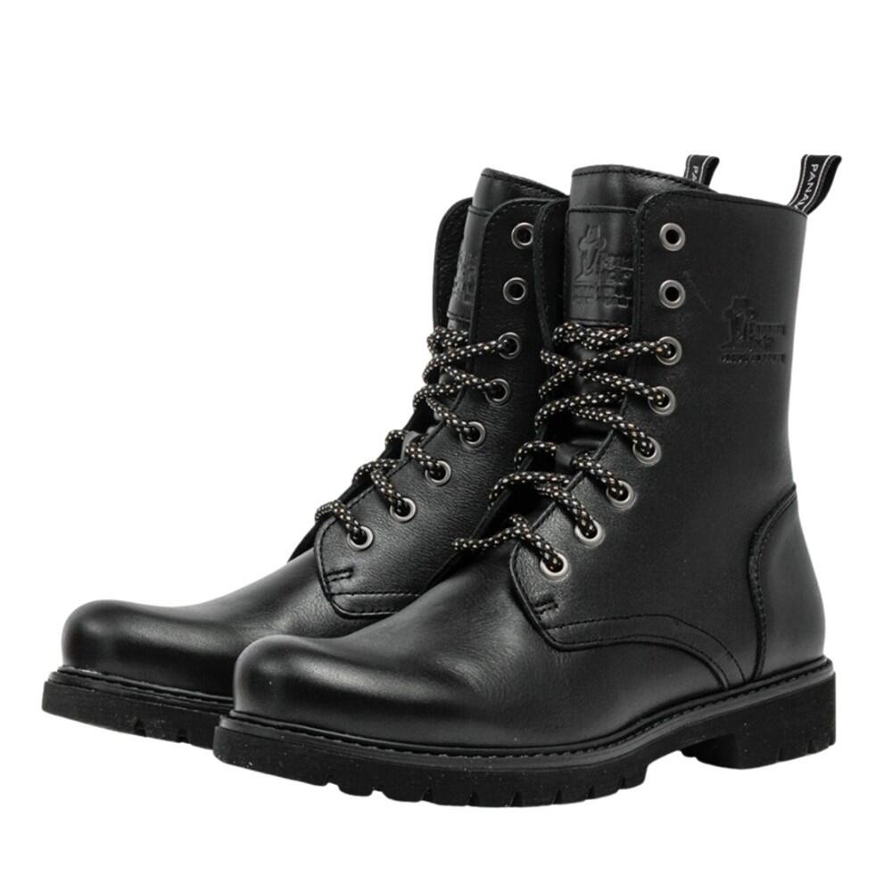 Comodo Botin Mujer Panama Jack Frisia B24c Piel Negra Y Forro Piel 5/7