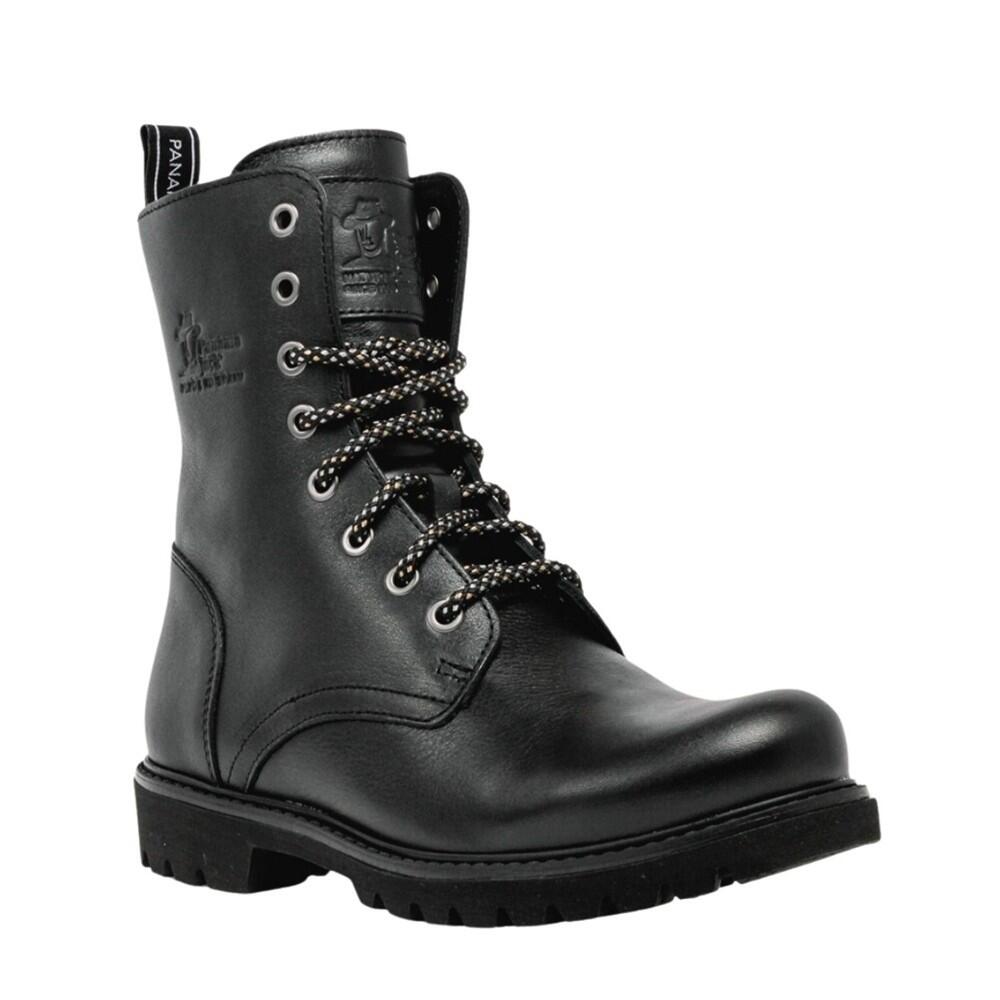 Comodo Botin Mujer Panama Jack Frisia B24c Piel Negra Y Forro Piel 6/7