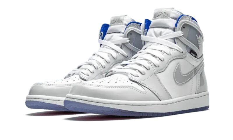 Air Jordan 1 Retro High Zoom White Racer Blue - Taille : 40.5 EU 2/4
