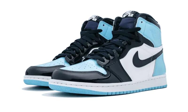Schuhe - Retro High Lackleder - Air Jordan 1 UNC - Obsidian/Blue 2/4