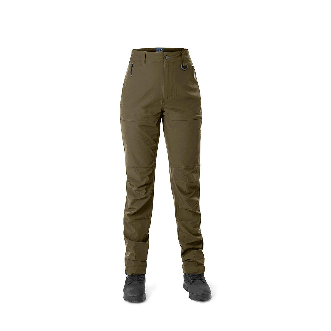 Schnelltrocknende Hose für Damen in Olivgrün 1/7