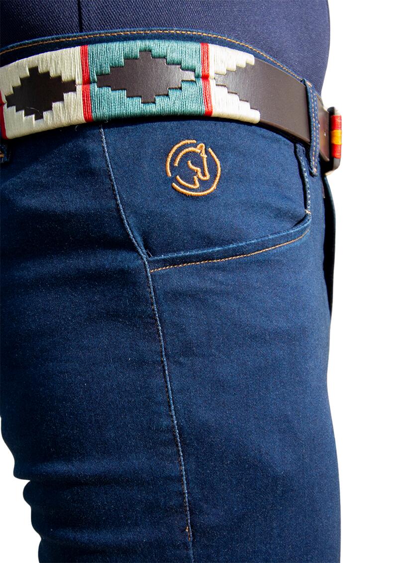 Pantalón breeche jeans  Los Nietos  | 38 | Jeans mojado 4/6