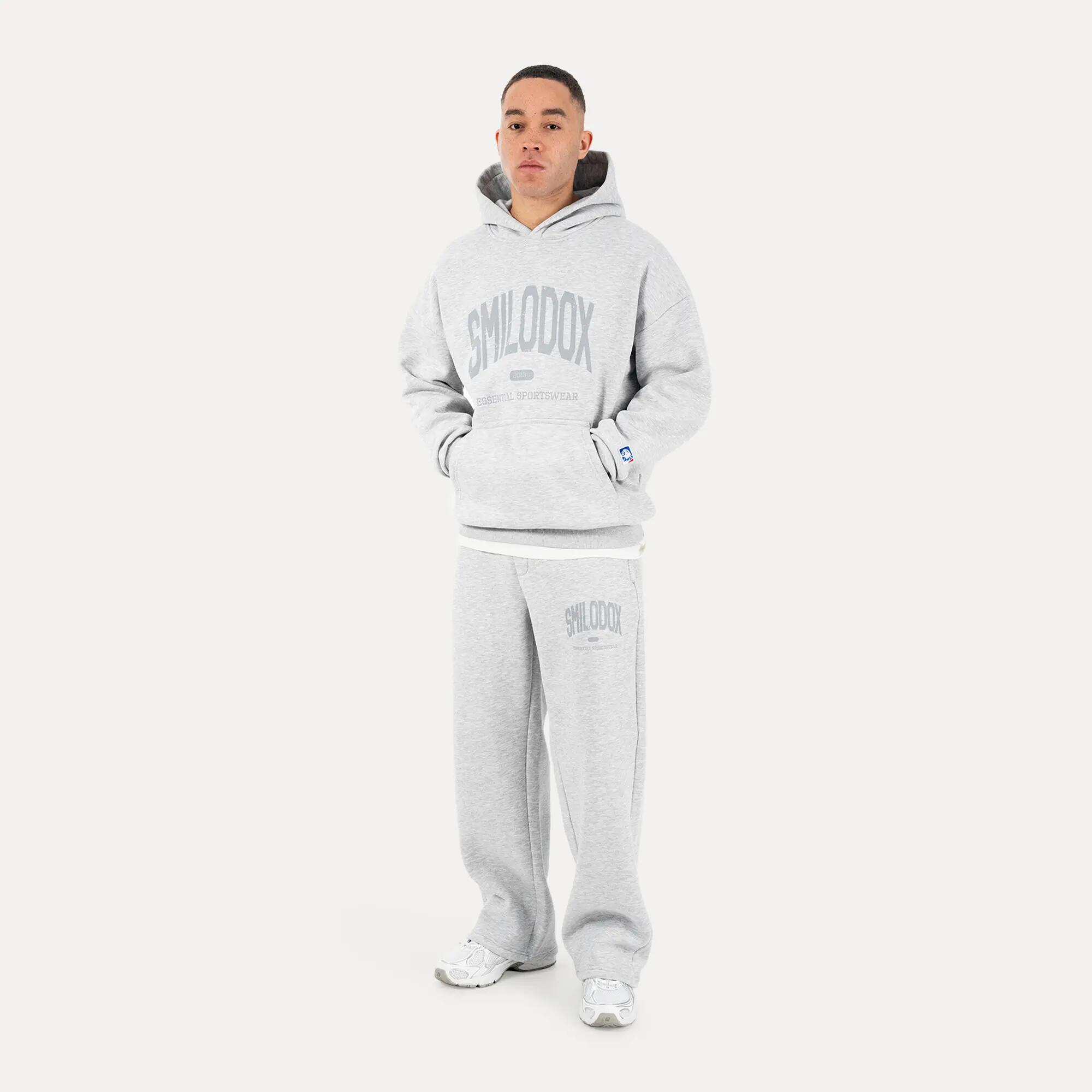Herren Hoodie Oswin Grau Melange 3/6