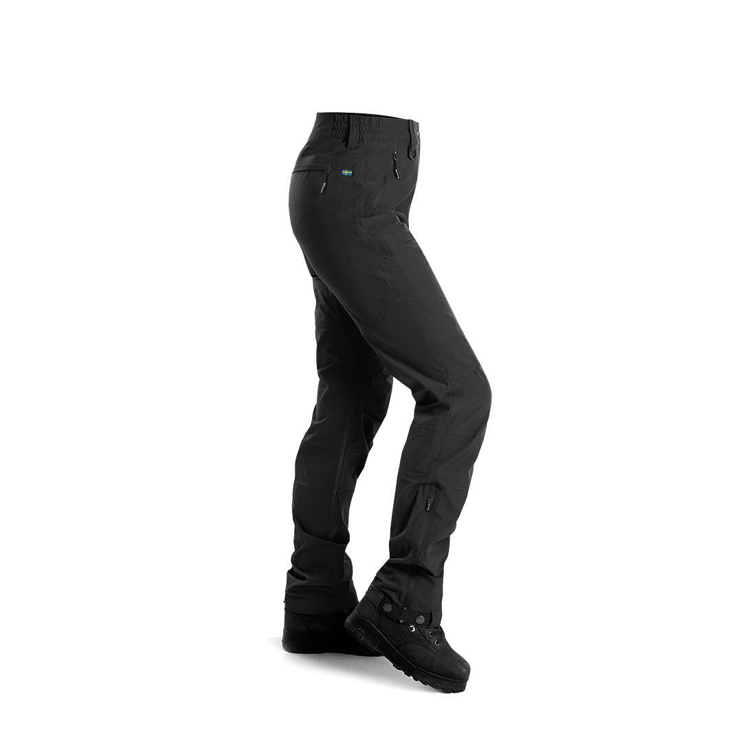 Schnelltrocknende Hose für Damen in Schwarz 2/6
