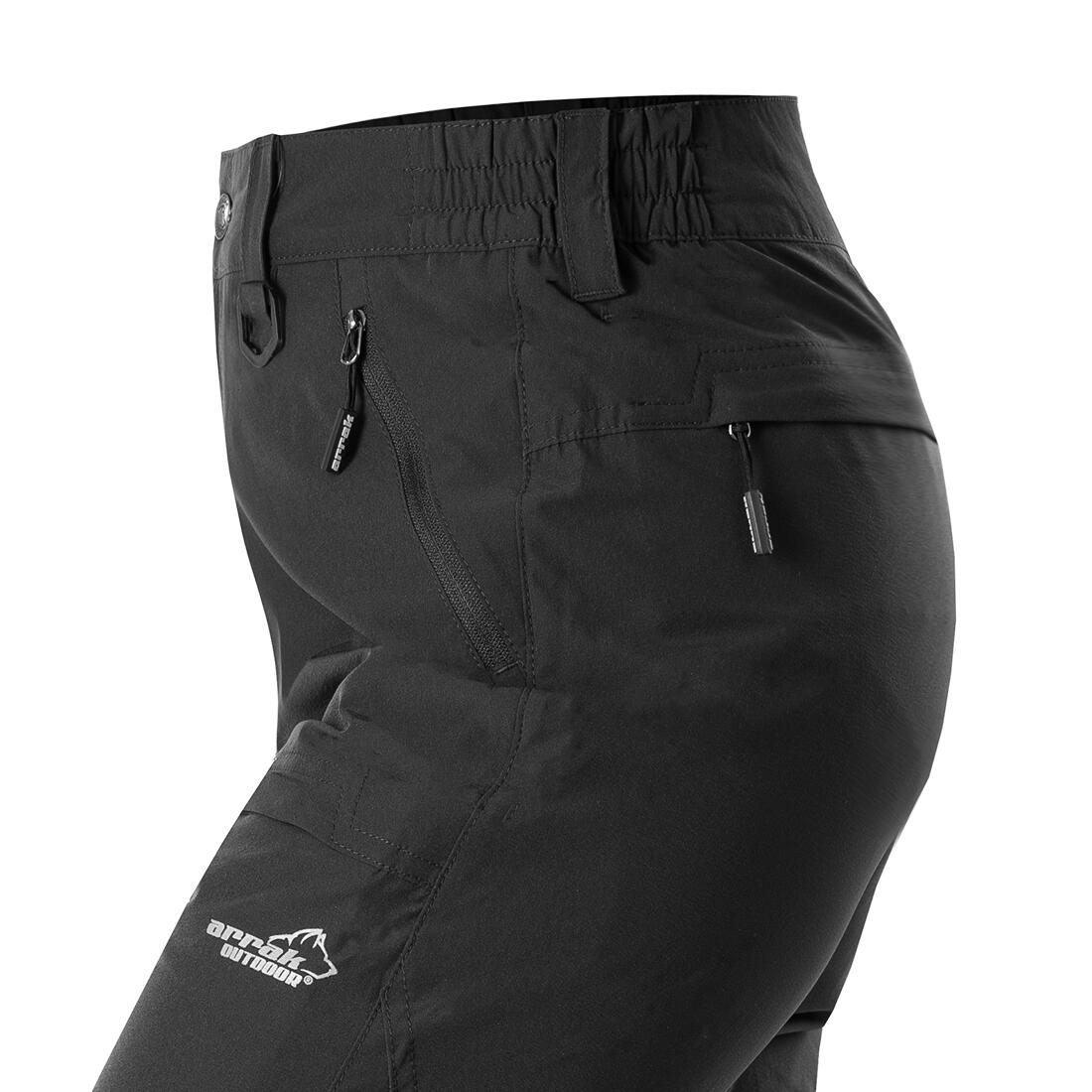 Schnelltrocknende Hose für Damen in Schwarz 4/6