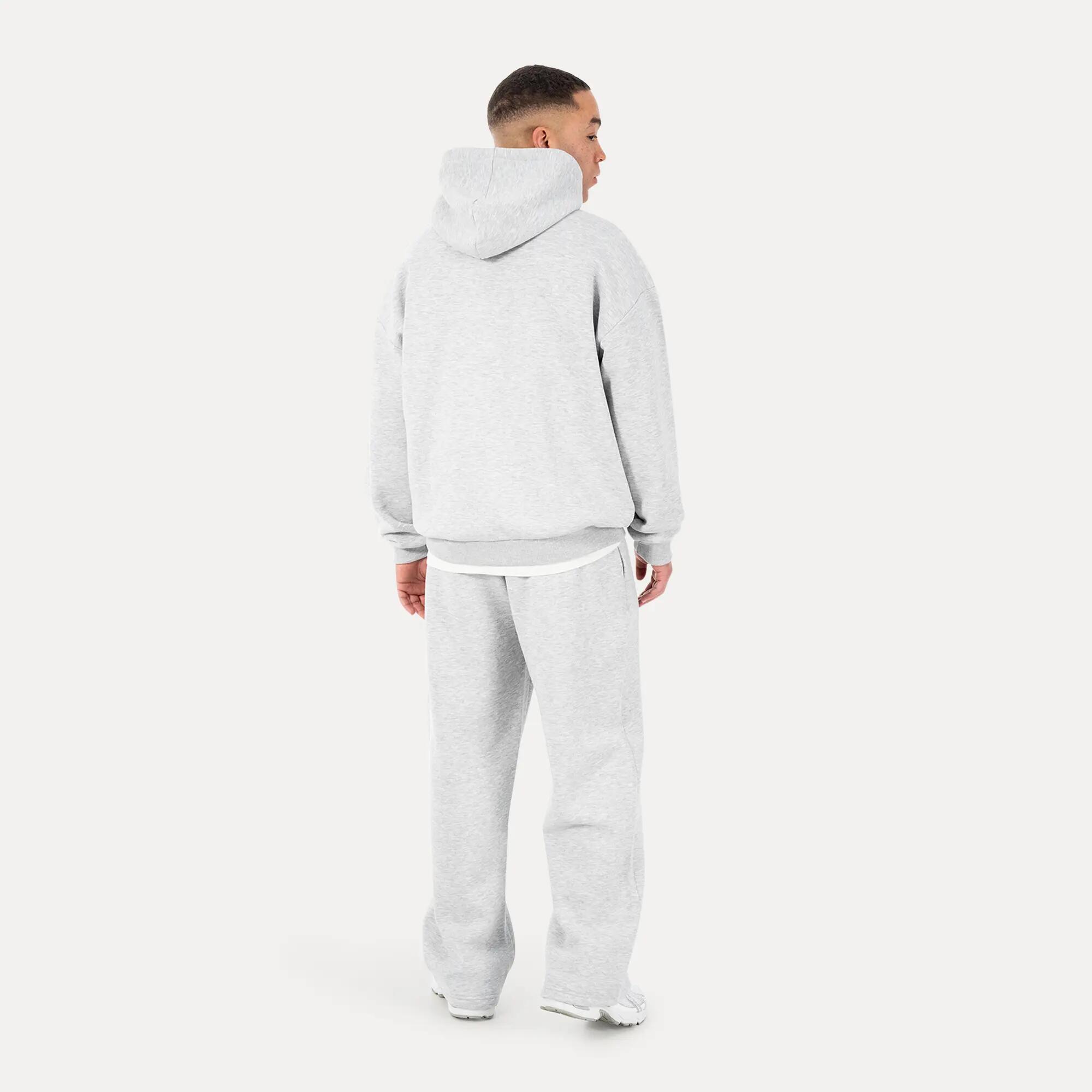 Herren Hoodie Oswin Grau Melange 4/6