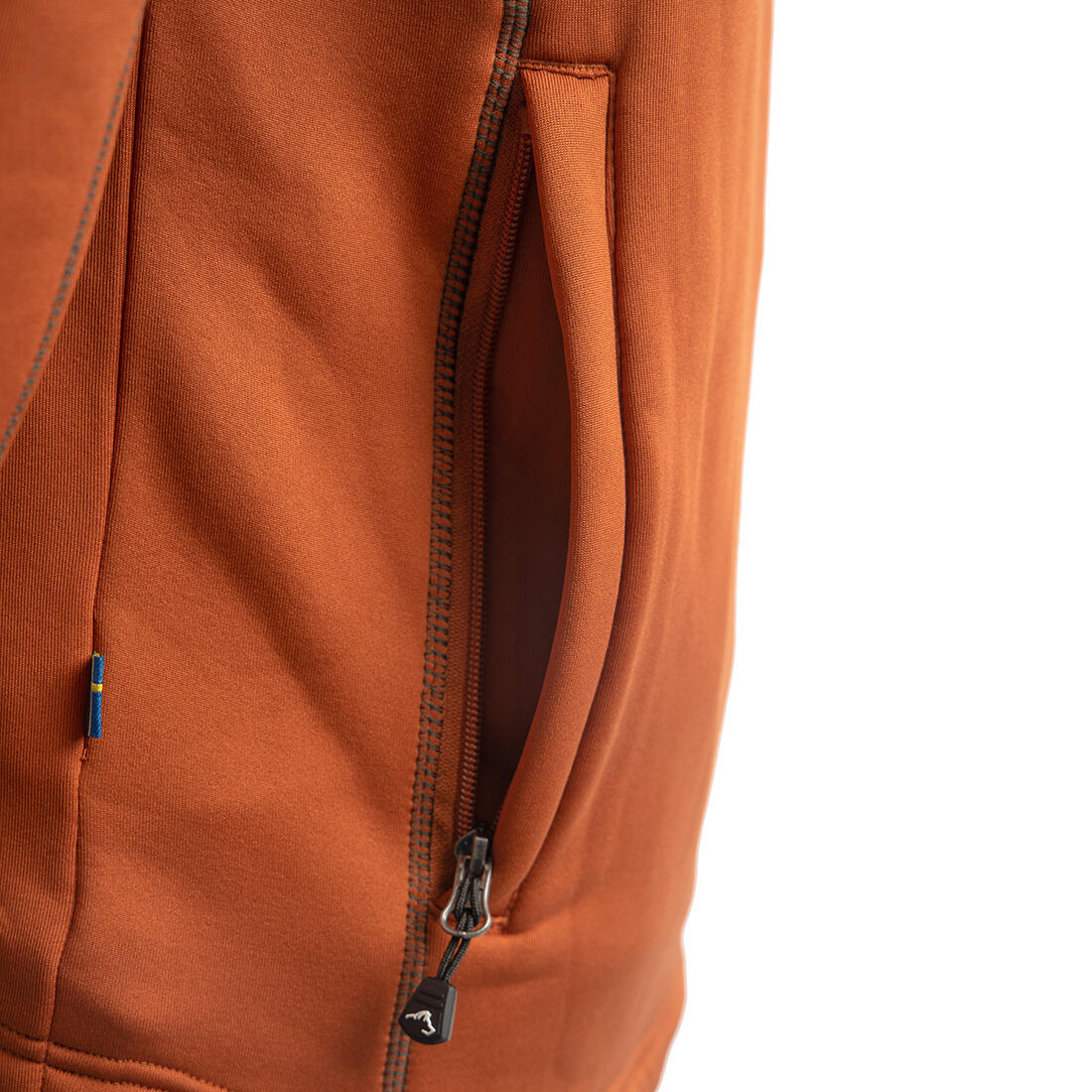Power-Fleece für Damen in Burnt Orange 5/6