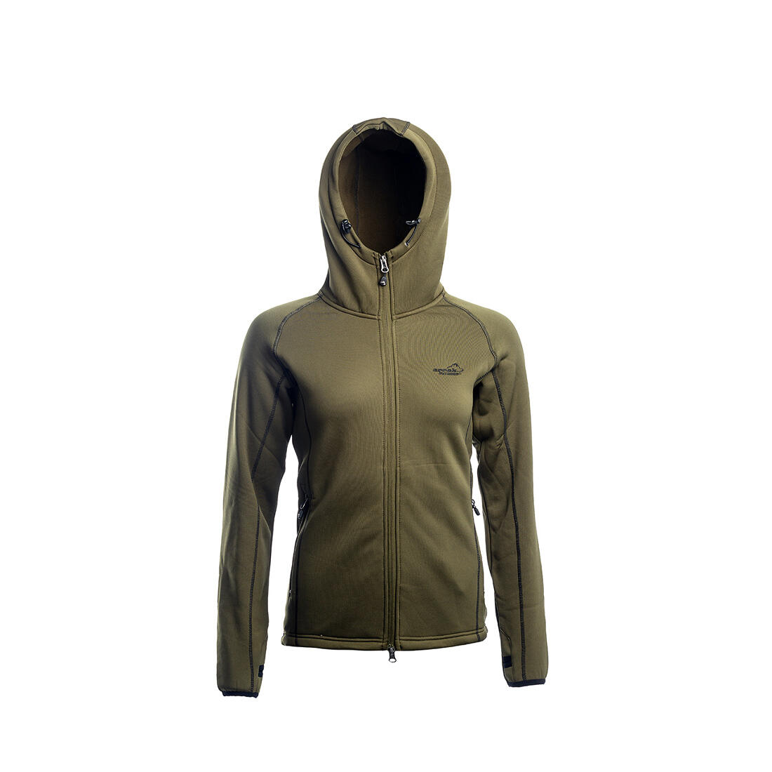 Power-Fleece für Damen in Olivgrün 3/7