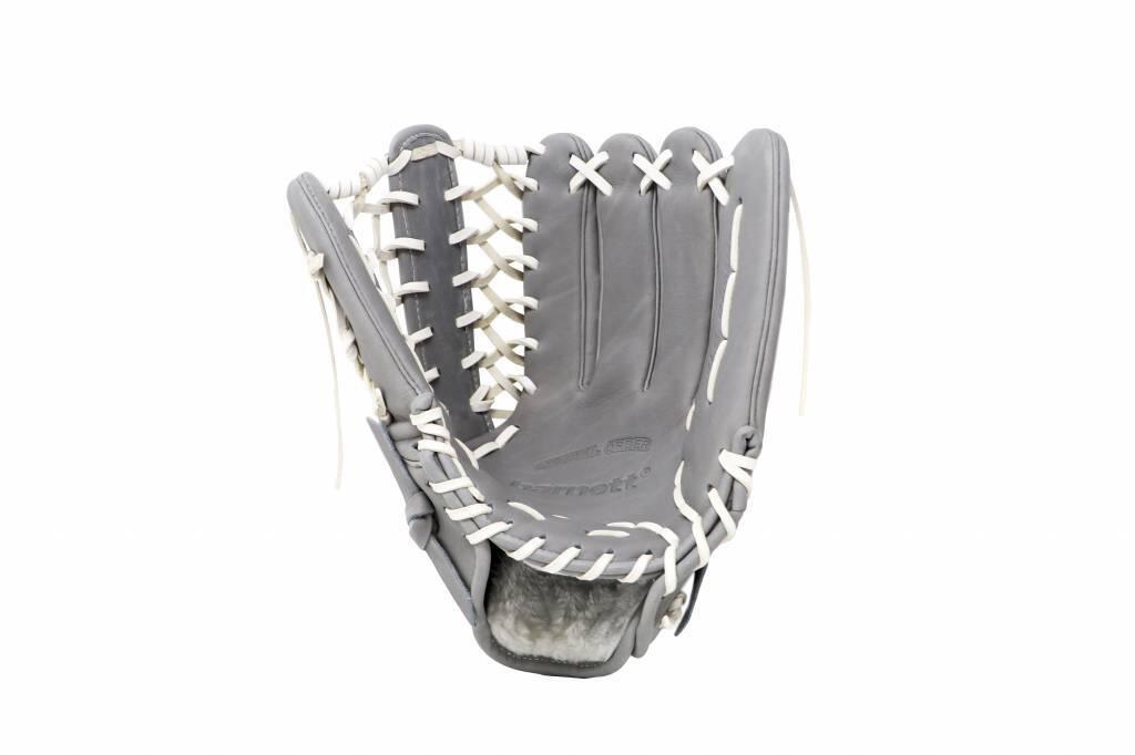 FL-127 hochwertiger Leder Baseballhandschuh Infield / Outfield / Pitcher, grau - 2/7