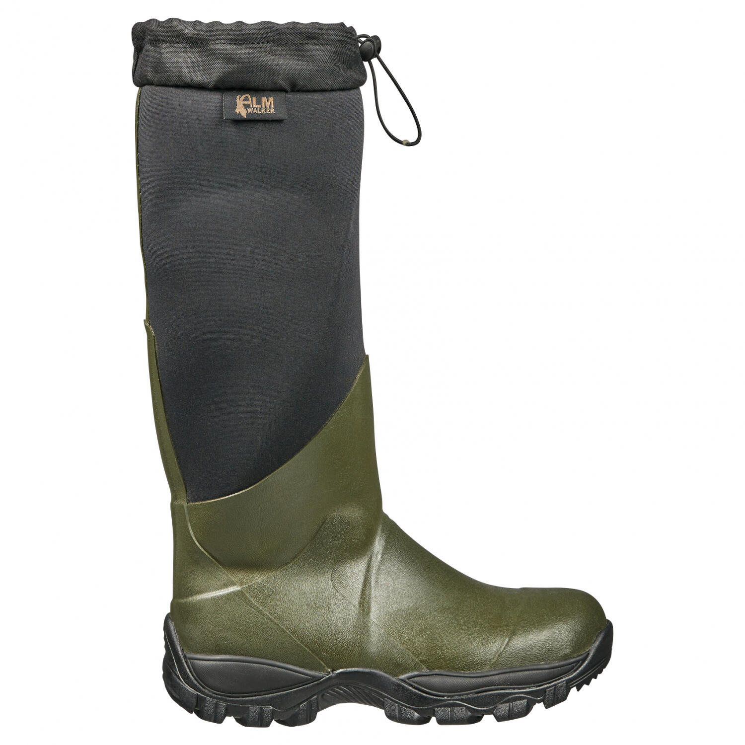 Almwalker Neoprenstiefel Dakota Herren (Oliv/Schwarz) Größe 41 2/5