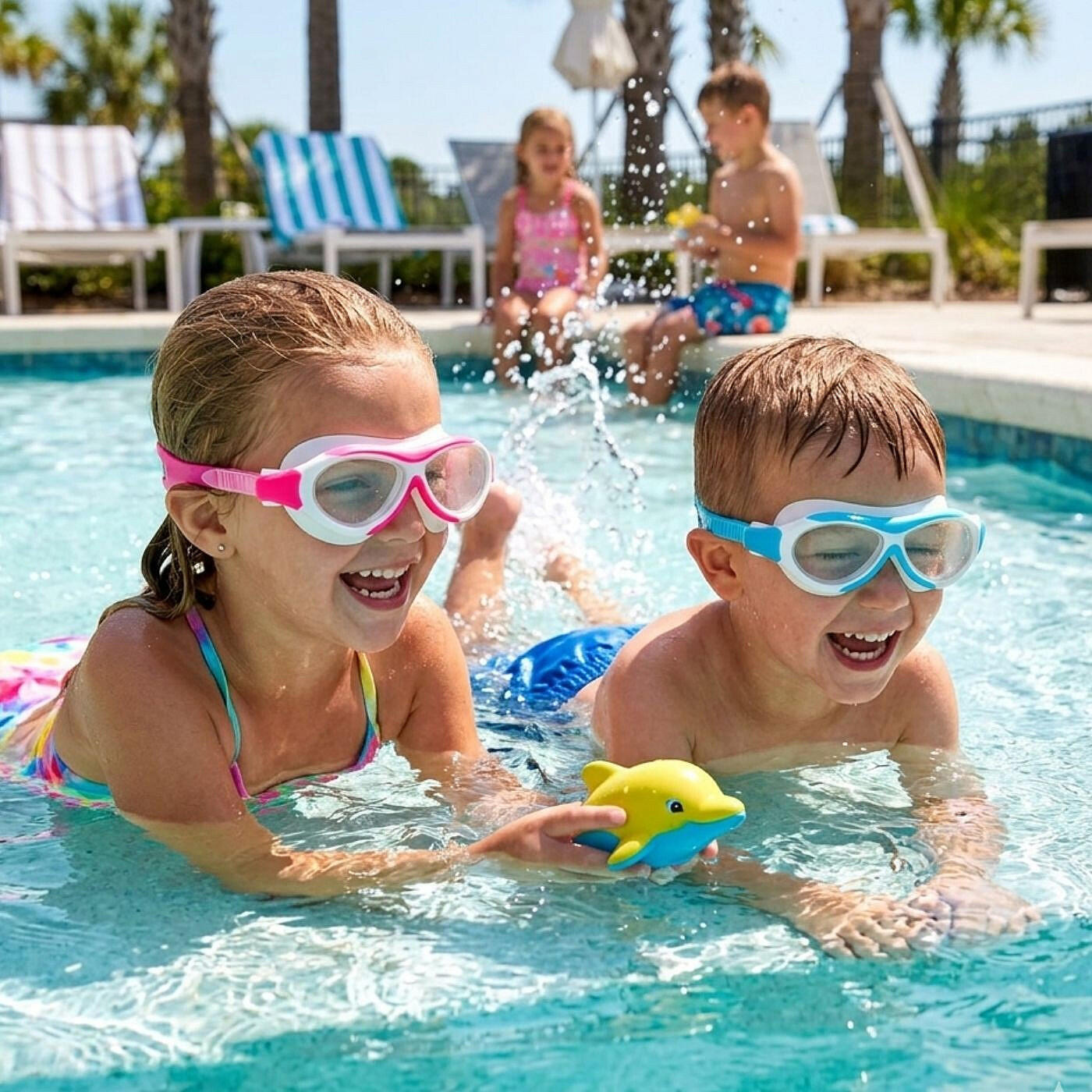 Schwimmbrille für Kinder SEAL SWIM kid 4 - 10 Jahre 2/2