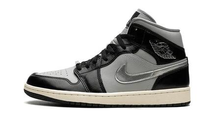 Air Jordan 1 Mid Black Chrome - Taille : 44.5 EU