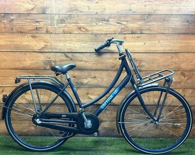 Tweedehands cortina transport stadsfiets bike, blauw