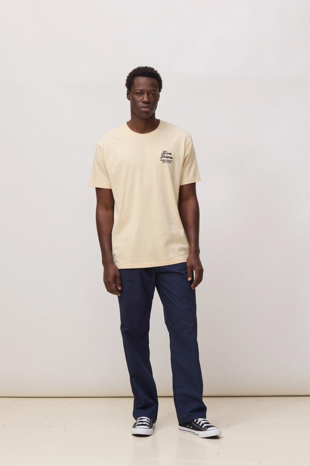 Camiseta Blue Banana Beige de Algodón 100% Orgánico 3/6