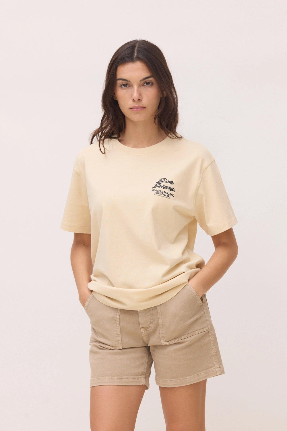 Camiseta Blue Banana Beige de Algodón 100% Orgánico 4/6