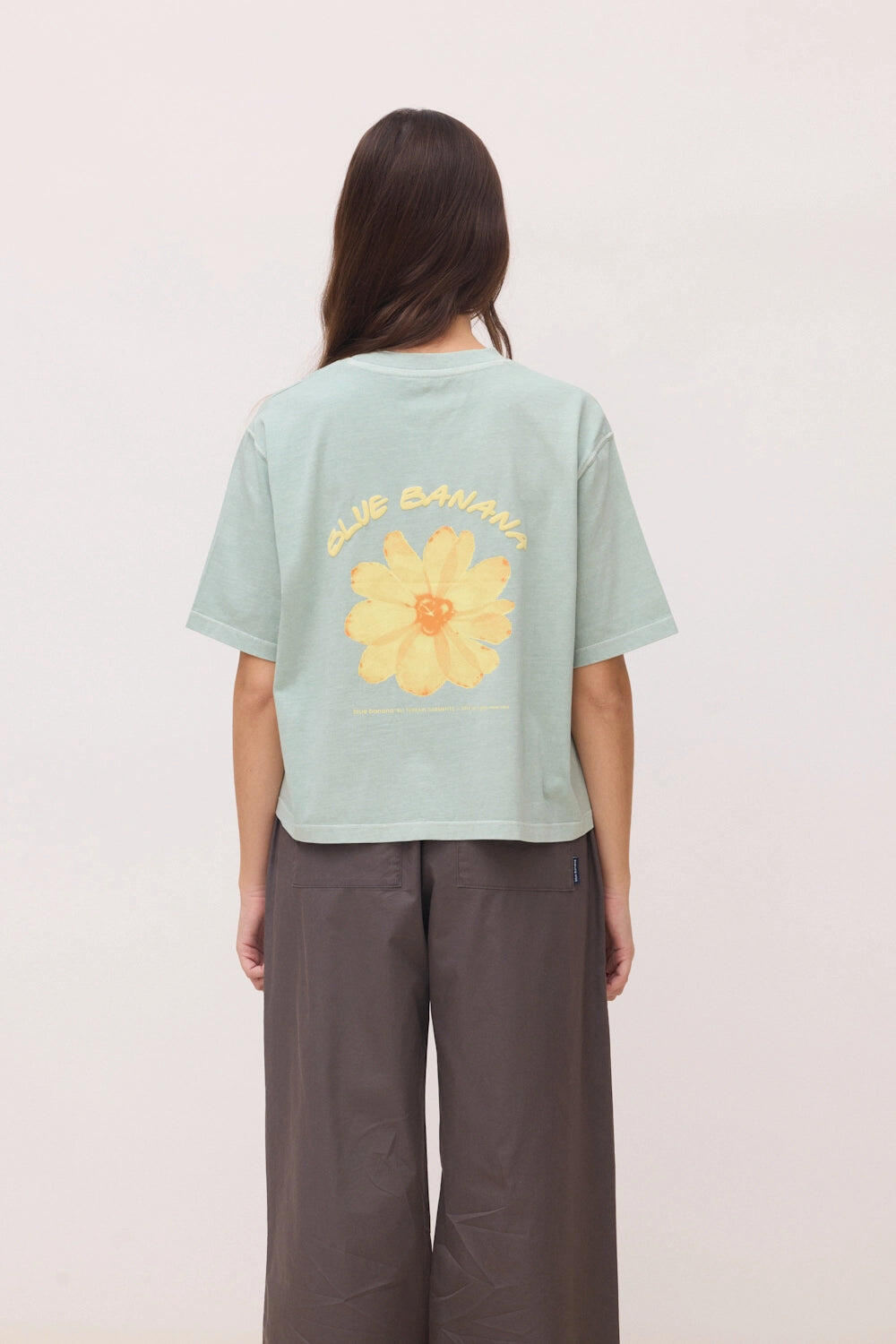 Camiseta Mujer Blue Banana Sage de Algodón 100% Orgánico 2/4