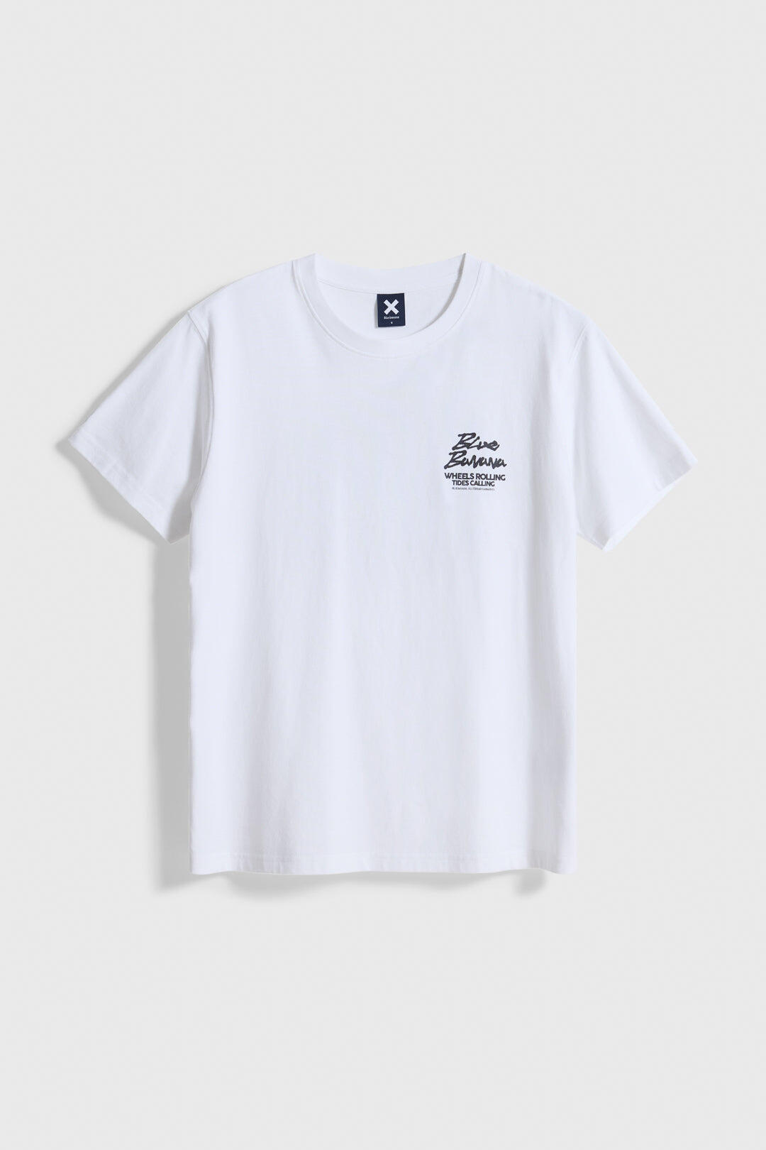 Camiseta Blue Banana Blanca de Algodón 100% Orgánico 7/7