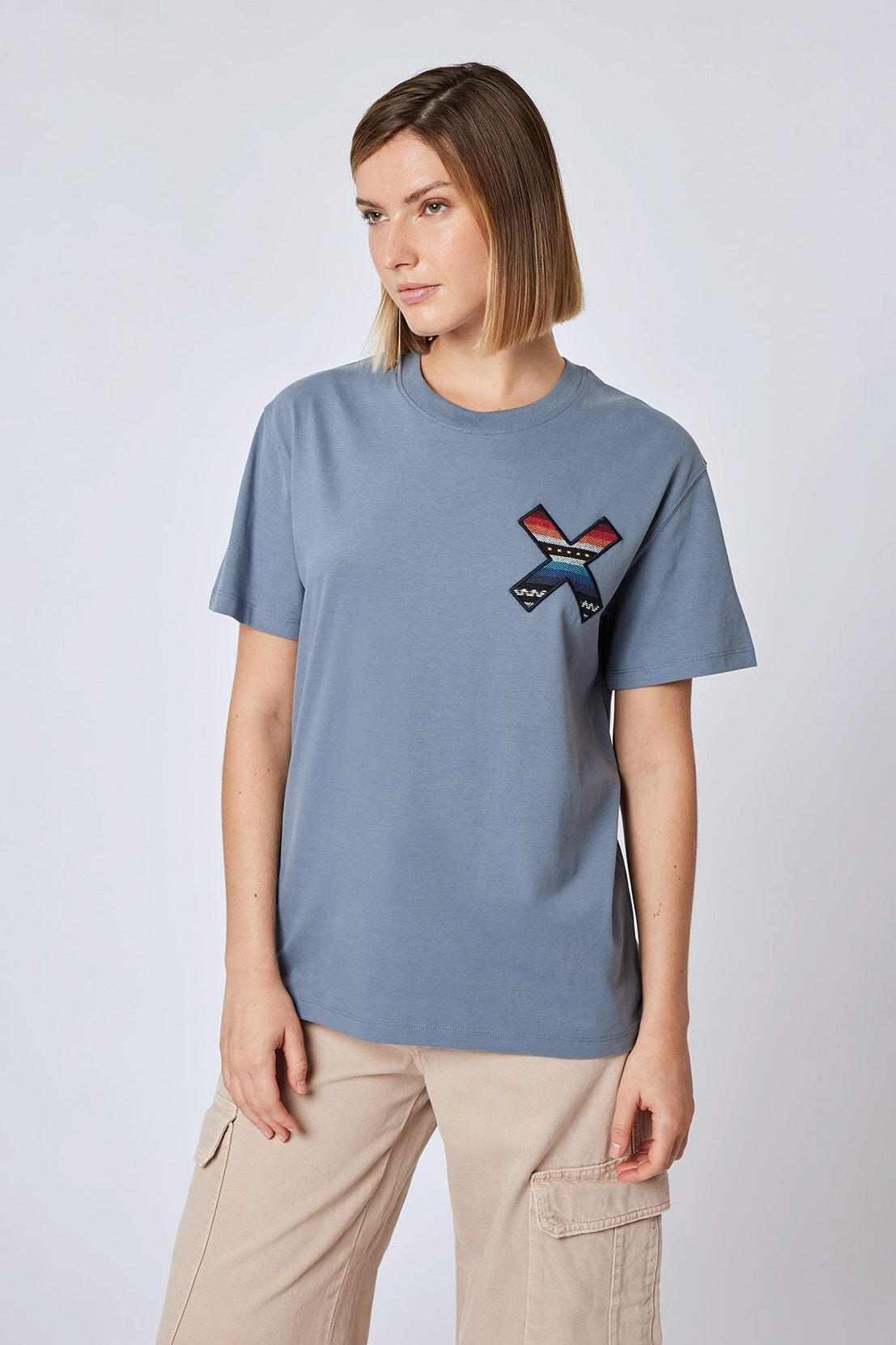 Camiseta Blue Banana Sky Blue de Algodón 100% Orgánico 3/5
