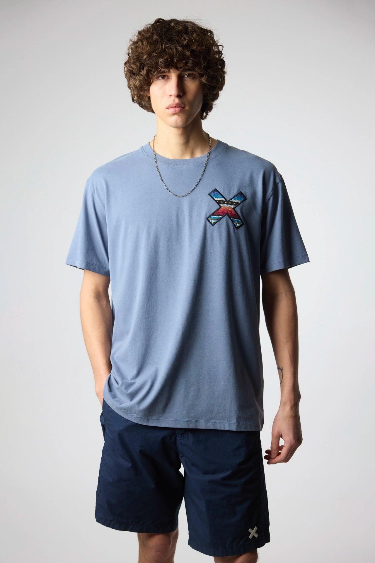 Camiseta Blue Banana Sky Blue de Algodón 100% Orgánico 1/5