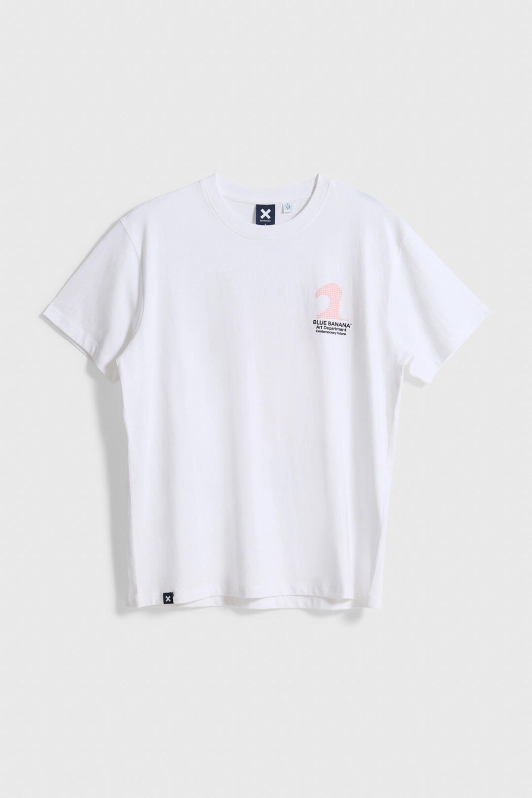 Camiseta Blue Banana Blanca de Algodón 100% Orgánico 6/6