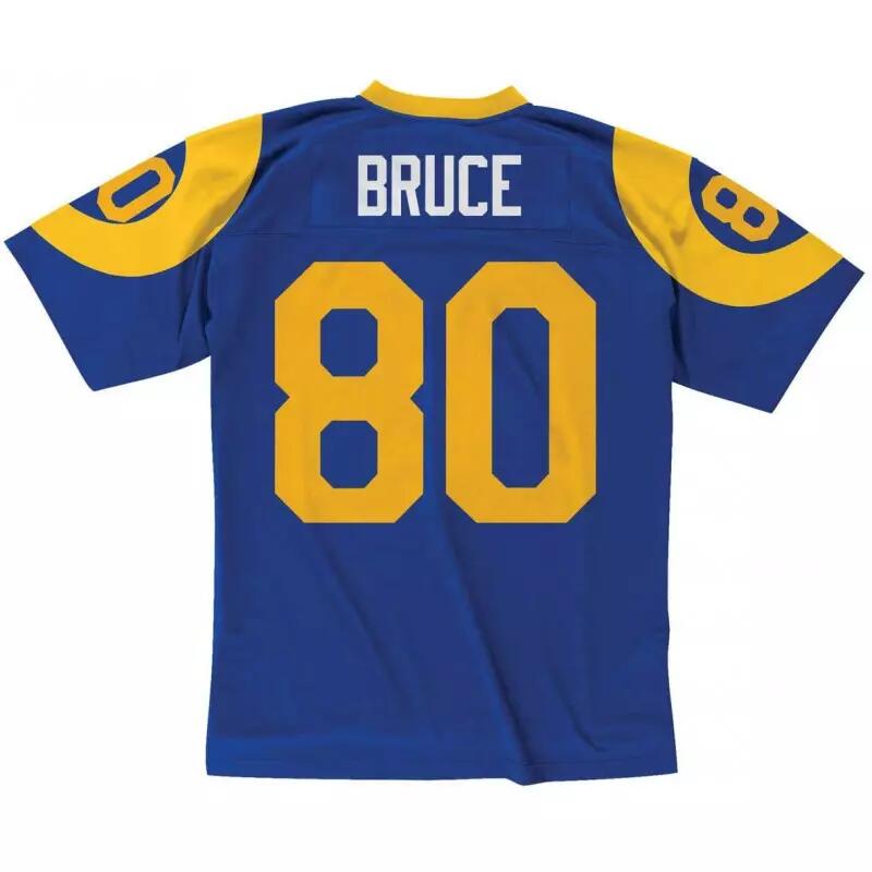 Maillot NFL Isaac Bruce St. Louis Rams 1999 Mitchell & Ness Legacy Retro Bleu po 2/2