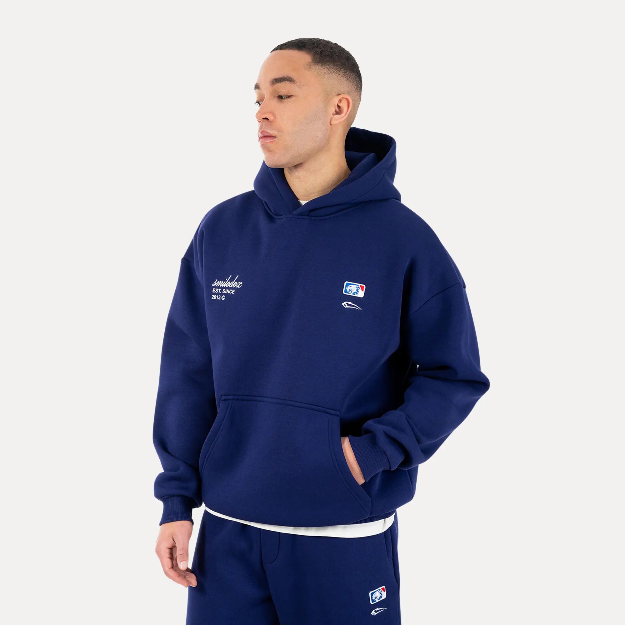 Herren Hoodie Striver Dunkel Blau 2/6