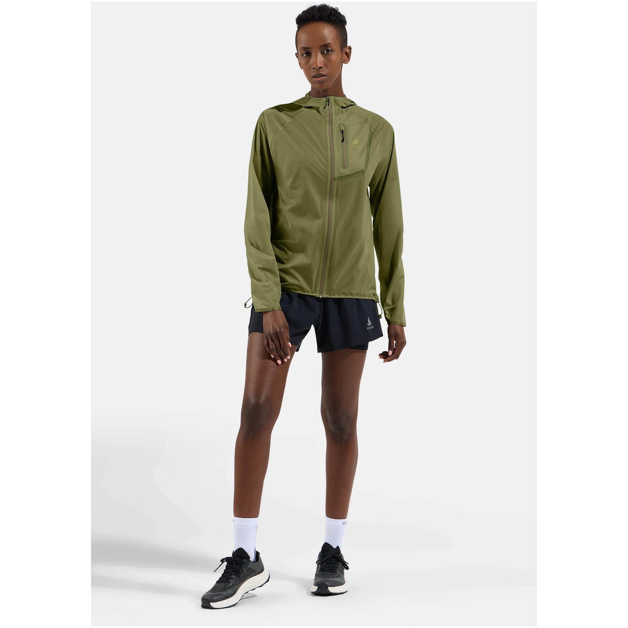 Kurtka damska ODLO Jacket ZEROWEIGHT DUAL DRY PK WATERPROOF 3/7