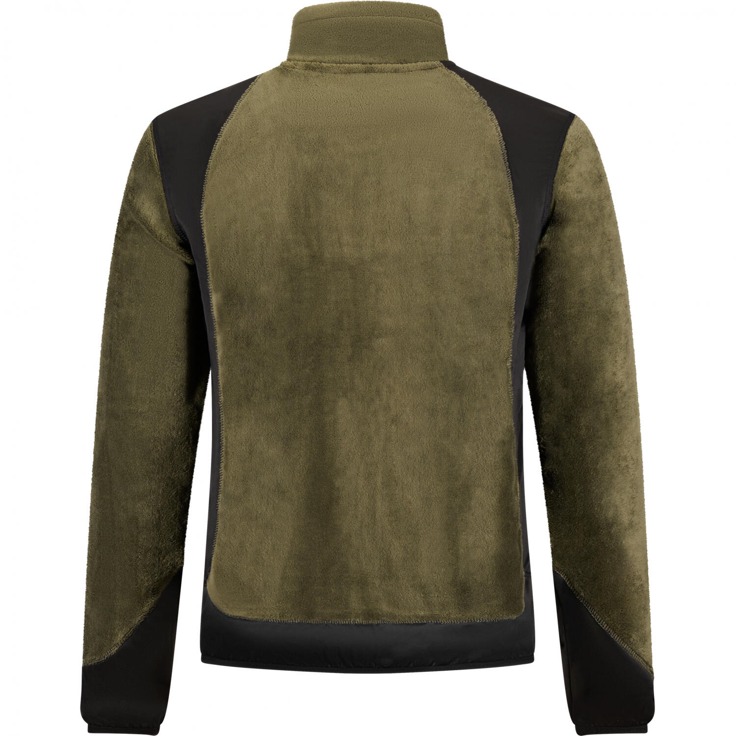 il Lago Prestige Fleecejacke Herren (Oliv/Schwarz) Größe L 4/4