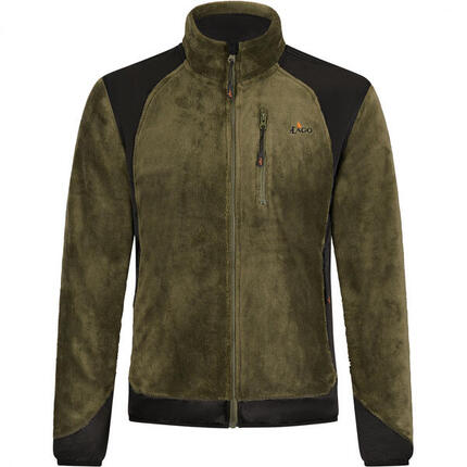il Lago Prestige Fleecejacke Herren (Oliv/Schwarz) Größe XXXL