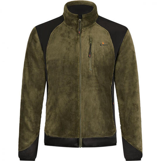 il Lago Prestige Fleecejacke Herren (Oliv/Schwarz) Größe XXXL