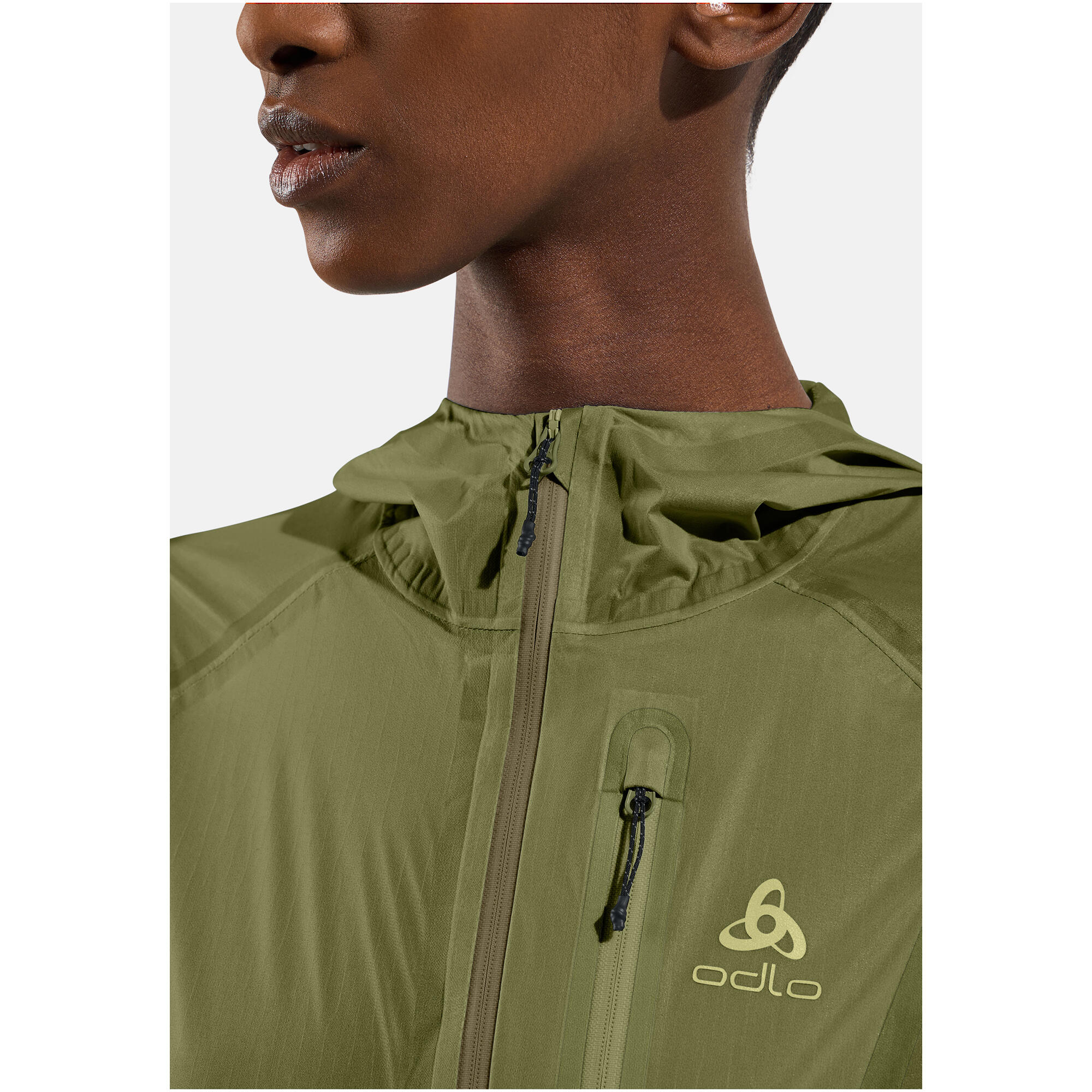 Kurtka damska ODLO Jacket ZEROWEIGHT DUAL DRY PK WATERPROOF 4/7
