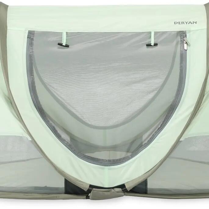 Deryan Scott Camping Bed - Baby Tent - Anti-UV 50+ - Toddler Bed - Green