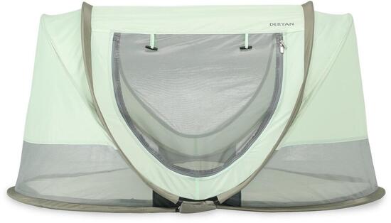 Deryan Scott Reisebett - Babyzelt - UV-Schutz 50+ - Kleinkindbett - Creme