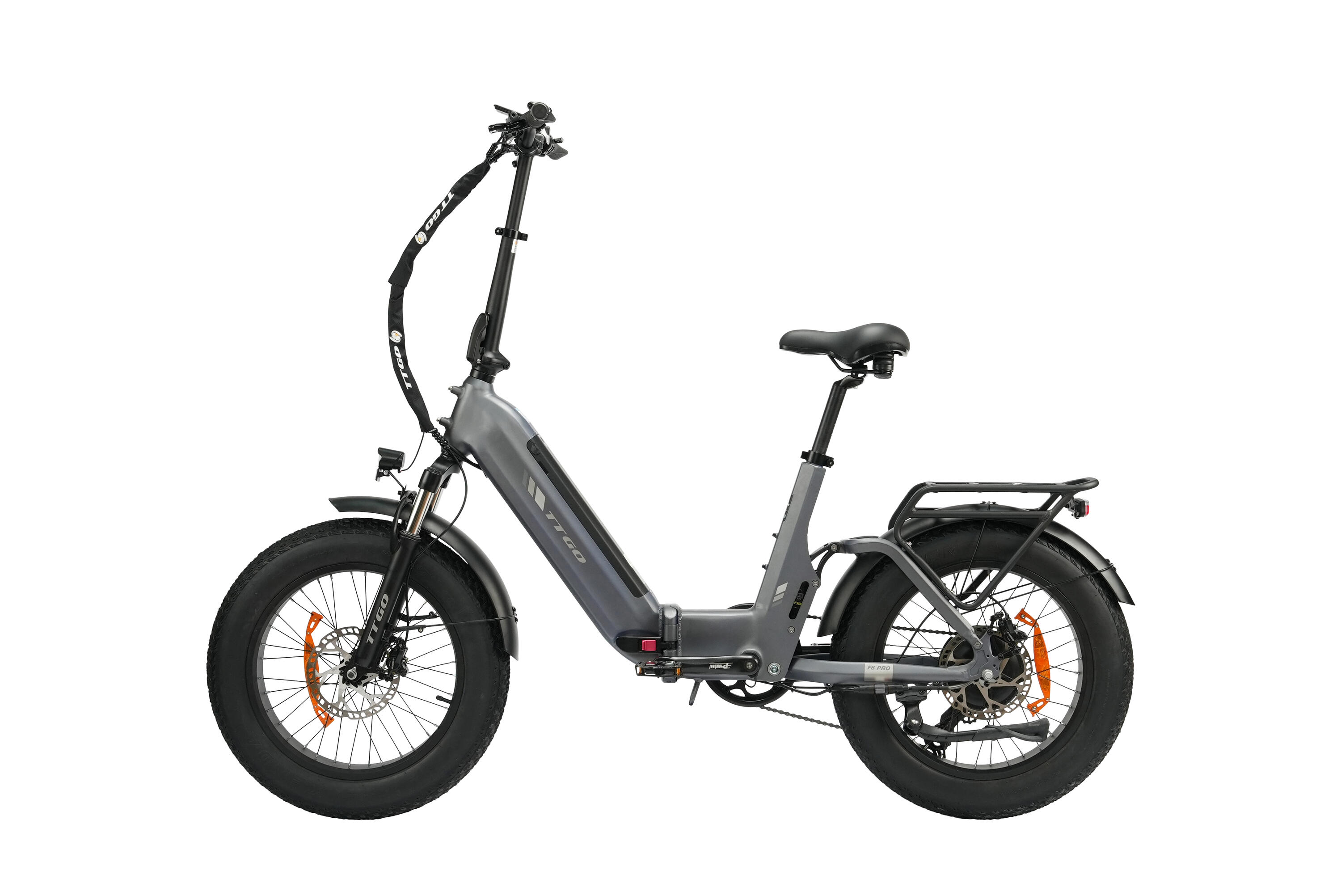 Bicicleta elétrica F6 PRO 2026, homem/mulher, 140km, roda 20",4.0,7 velocidades 2/7